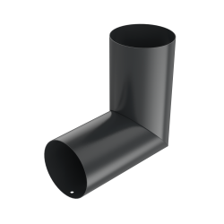 BRYZA STAL könyök (bármilyen szögben) 90 mm grafit