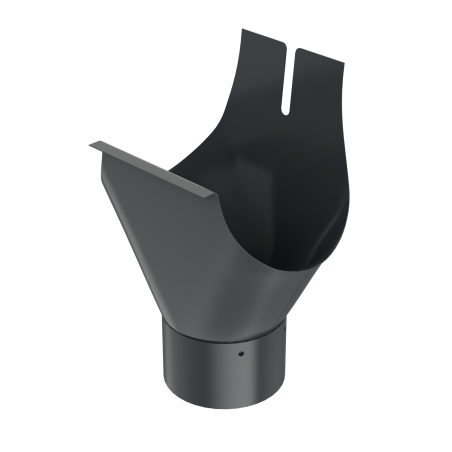 BRYZA STAL Výpustný otvor 125 mm Grafitový