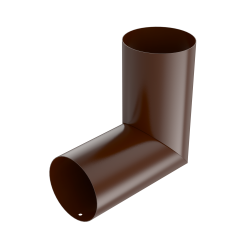 BRYZA STAL könyök (bármilyen szögben) 90 mm barna