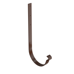 BRYZA STAL Hak rynnowy prosty 150 mm brąz