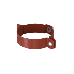 BRYZA STAL Upínací kroužek dolního potrubí 90 mm cihlově červený