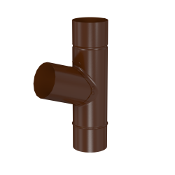 BRYZA STAL T-kus 90 / 90 / 90 mm hnědý