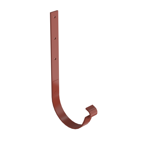 BRYZA STAL Kovový držák žlabu rovný 125 mm cihlově červený