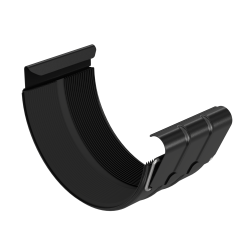 BRYZA STAL Žlabový spoj 150 mm černý