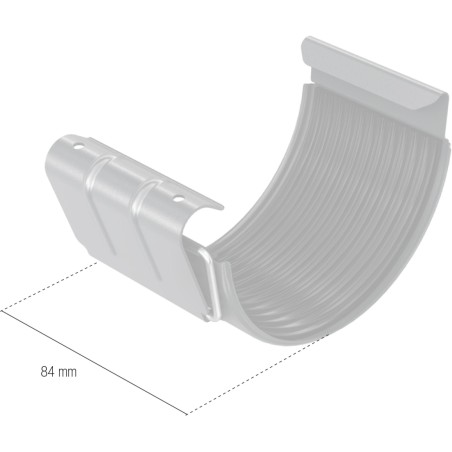 BRYZA STAL Spojka žlabu 150 mm pozink
