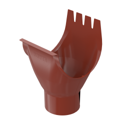 BRYZA STAL Výpustný otvor 150 / 100 mm cihlově červený