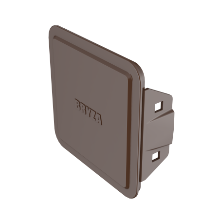 BRYZA PVC Krytka nacvakávací čisticího otvoru 110 mm hnědá