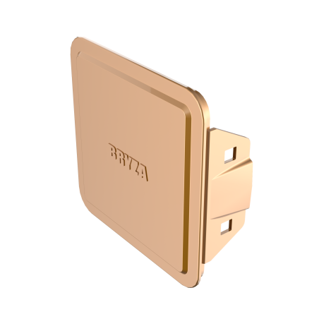 BRYZA PVC krytka čisticího otvoru 110 mm měděná