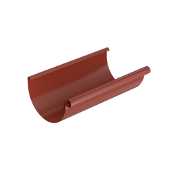 BRYZA STAL Střešní žlab 125 mm / 3 m cihlově červený