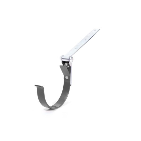 BRYZA PVC Hak rynnowy regulowany 75 mm grafit
