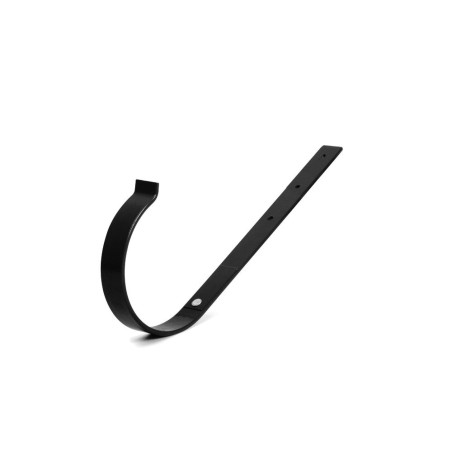 BRYZA PVC Fém ereszcsatornatartó egyenes 125 mm Fekete