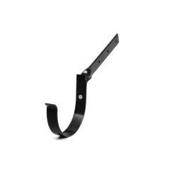 BRYZA PVC Fém ereszcsatornatartó hajlított 125 mm Fekete