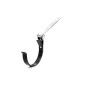 BRYZA PVC Hak rynnowy regulowany 125 mm czerń