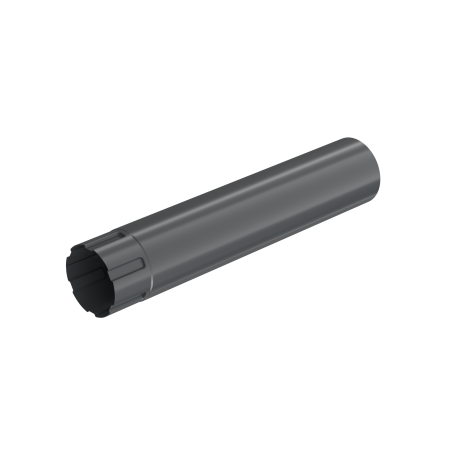 BRYZA STAL Rura spustowa 100 mm / 4 m grafit