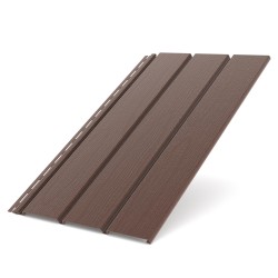 BRYZA PVC Sima eresztakaró elem 4 m Barna