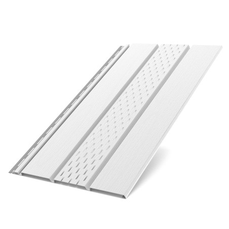 BRYZA PVC Děrovaná stropní deska 4 m bílá