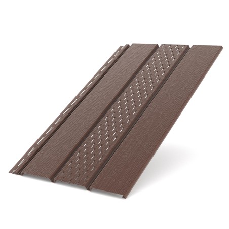 BRYZA PVC Perforovaná stropní deska 4 m hnědá