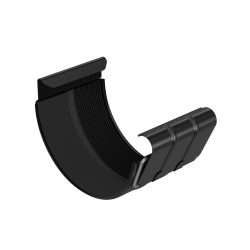 BRYZA STAL Žlabová spojka 125 mm černá