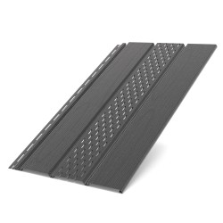 BRYZA PVC Perforált eresztakaró elem 4 m Grafit