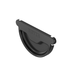 BRYZA STAL Univerzální koncovka 125 mm černá