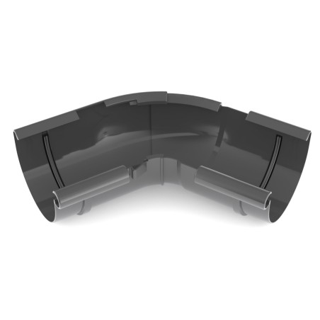 BRYZA PVC Vnitřní roh nastavitelný úhelník 125 mm černý