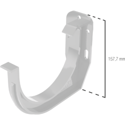 BRYZA PVC odkvapový záves 150 mm hnedý