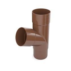 BRYZA PVC T-trubka 110/110/110 mm hnědá