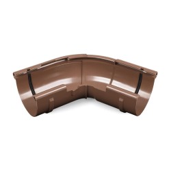 BRYZA PVC Vonkajší roh nastaviteľný uhol 100 mm hnedý