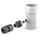 BRYZA PVC sběrač dešťové vody 110 mm bílá (RAL 9010)