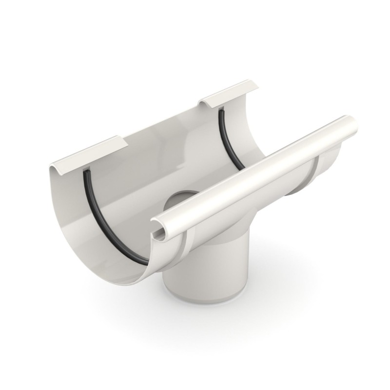 BRYZA PVC Lej spustowy 125/90 mm biel