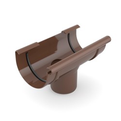 BRYZA PVC Betorkolló csonk 125/90 mm Barna