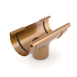 BRYZA PVC Výpustný otvor 125/90 mm měď