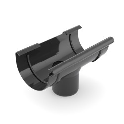 BRYZA PVC Betorkolló csonk 125/90 mm Fekete