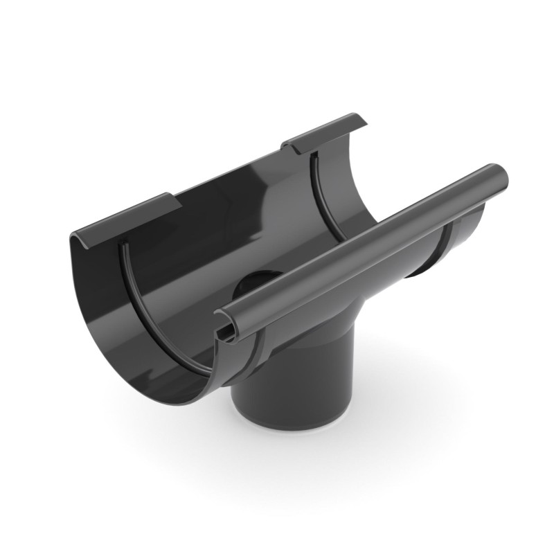 BRYZA PVC Lej spustowy 125/90 mm czerń
