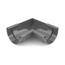 BRYZA PVC Narożnik wewnętrzny 125 mm grafit