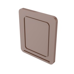 BRYZA PVC Čistící šoupátko 110 mm hnědé