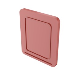BRYZA PVC Čistící šoupátko 110 mm červené