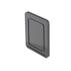 BRYZA PVC Zasuwa czyszczaka 110 mm grafit