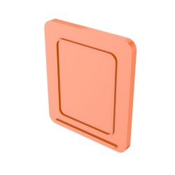 BRYZA PVC Csere tisztító szűrő 110 mm Téglavörös