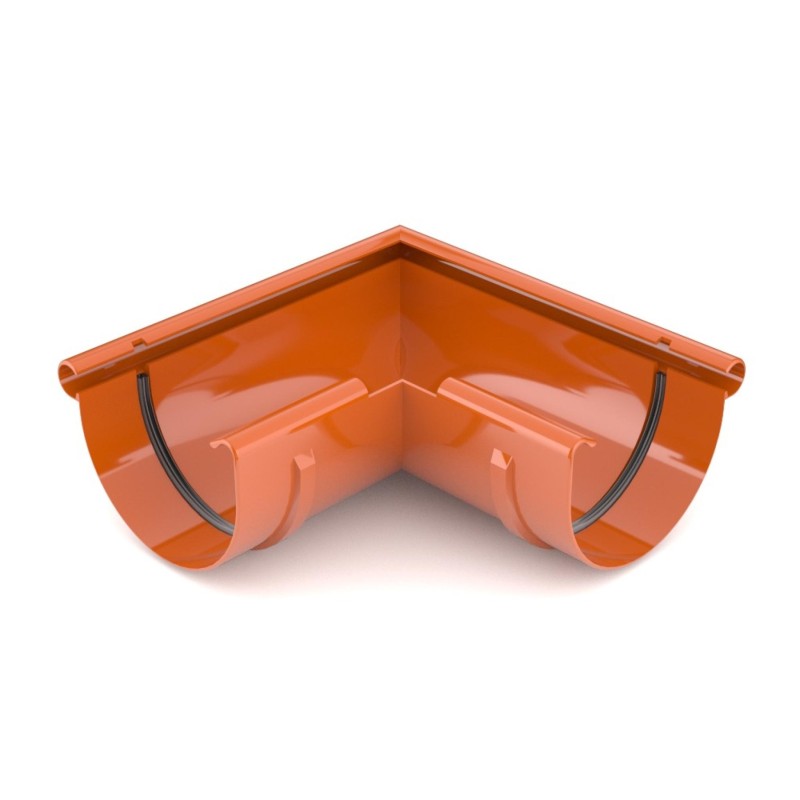 BRYZA PVC vnější roh 90°  125 mm cihlově červená (RAL 8004)