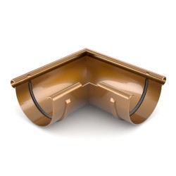 BRYZA PVC vnější roh 125 mm měděný