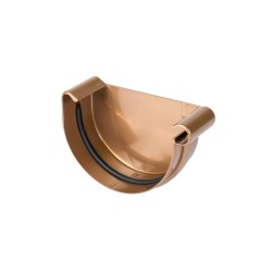 BRYZA PVC Koncovka pravá 125 mm měď