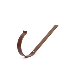 BRYZA PVC Kovový držák žlabu rovný 150 mm hnědý