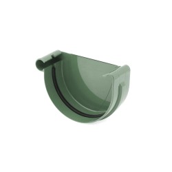 BRYZA PVC Koncovka levá 125 mm zelená