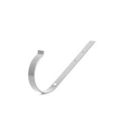 BRYZA PVC Kovový držák žlabu rovný 125 mm bílý