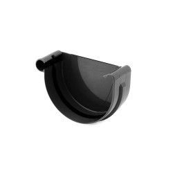 BRYZA PVC Koncovka levá 125 mm černá
