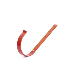 BRYZA PVC Fém ereszcsatornatartó egyenes 125 mm Téglavörös