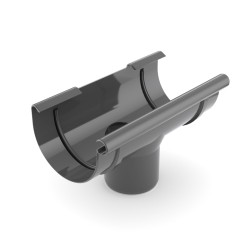 BRYZA PVC Výpustný otvor 125/110 mm grafitový