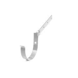 BRYZA PVC Kovový držák žlabu kroucený 150 mm bílý