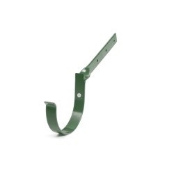 BRYZA PVC Kovový držák žlabu kroucený 125 mm zelený